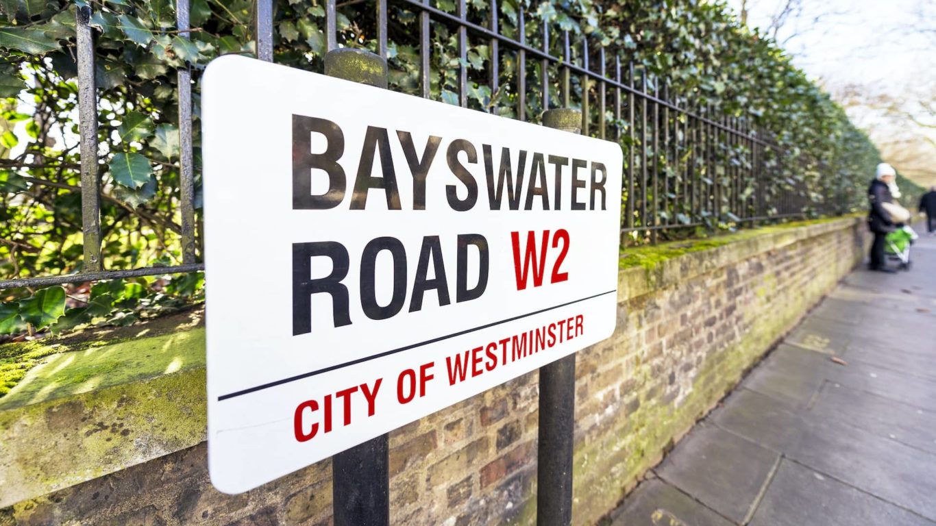 la-west-bayswater-road-sign
